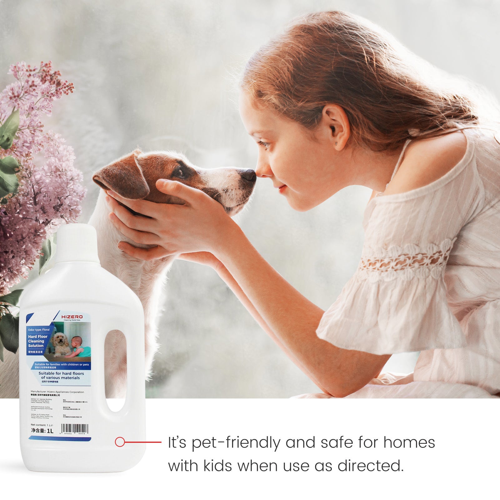 HIZERO Hard Floor Cleaning Solution 1L