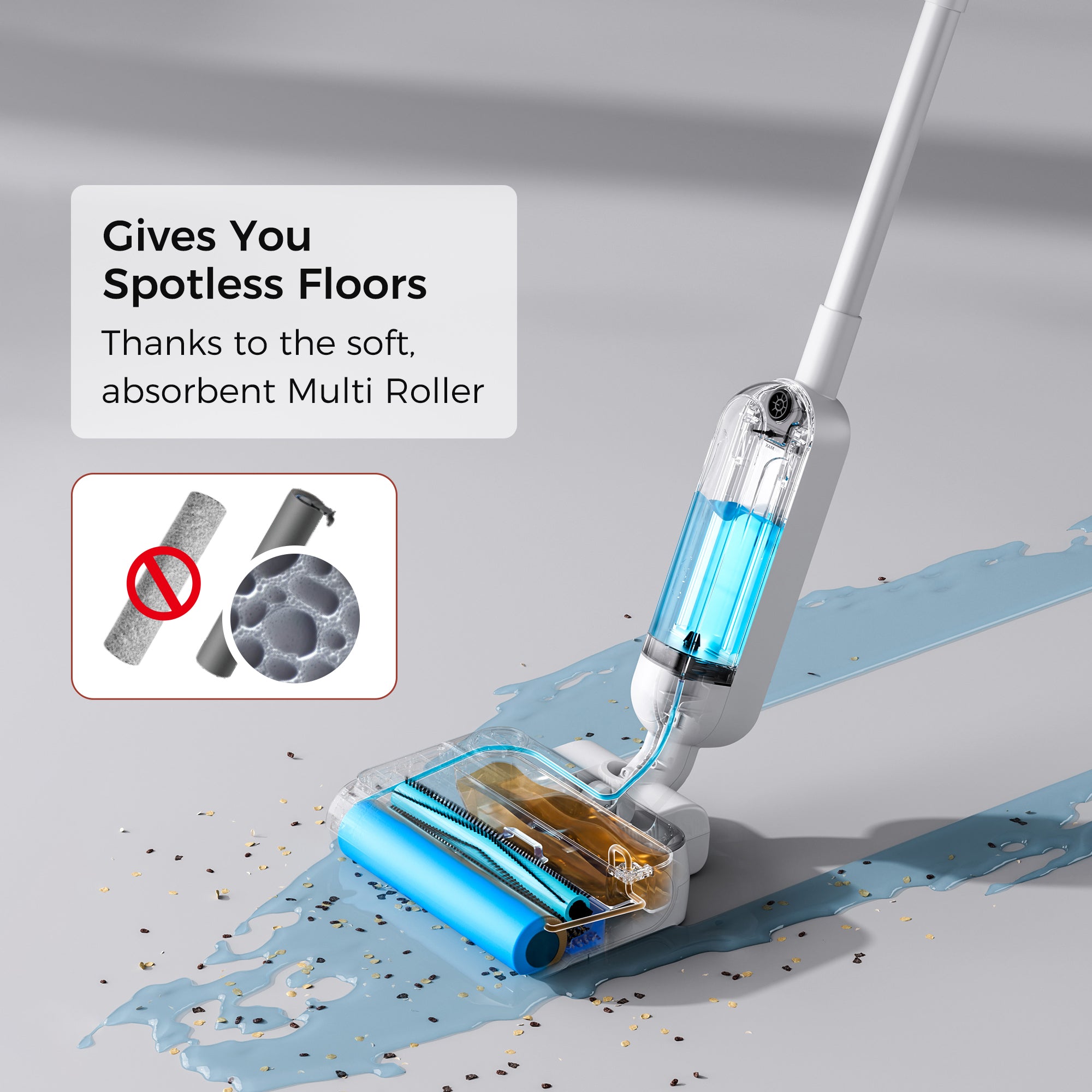 Hizero F100 All-In-One Hard Floor Cleaner - Onyx