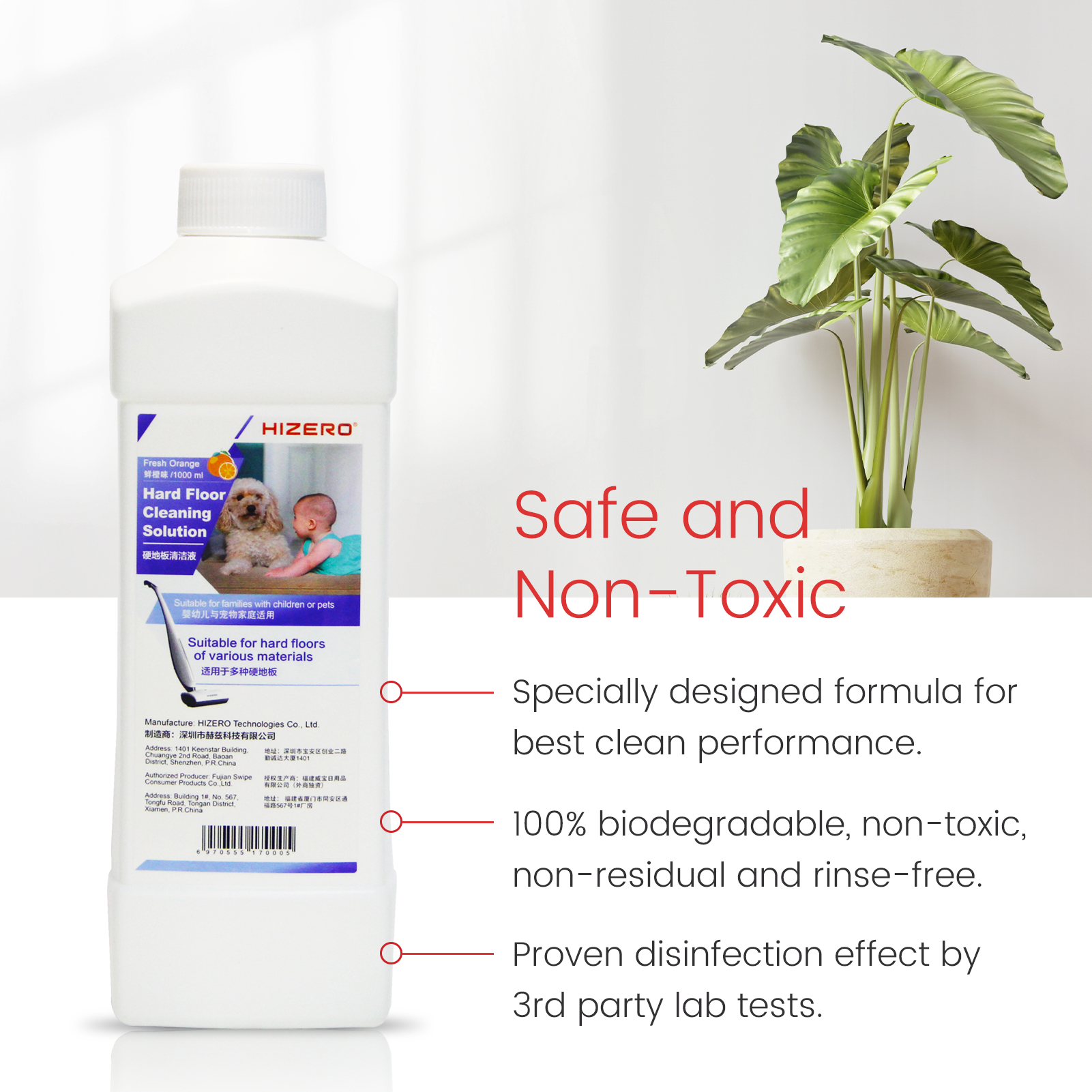 Hizero Anti-Bacterial Cleaning Solution